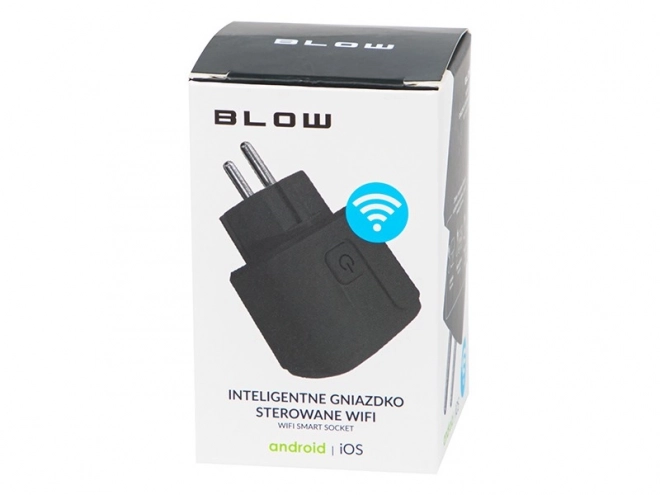Slimme stekker TUYA V3 zwart met WiFi-besturing