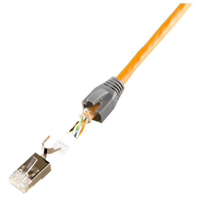 Shielded RJ45 Connectors CAT.6, 6A, 7 - 10 pcs