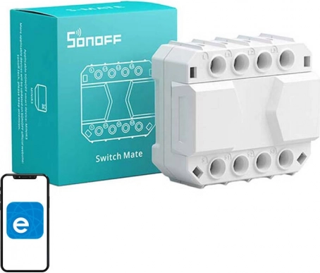 Interrupteur intelligent SONOFF S-MATE avec eWeLink Remote
