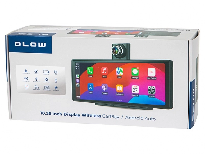 Kabellose CarPlay 5.0 Multimedia-Station mit Dashcam und Rückfahrkamera