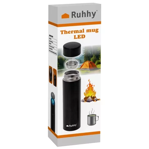 Ruhhy thermosbeker met LED-scherm 23261