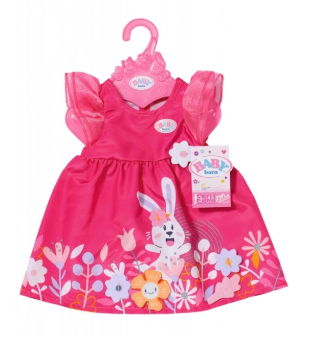 BABY born Robe à fleurs, 43 cm