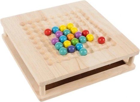 Jeu réversible 2-en-1 : billes et memory ferme