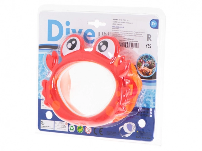 Kinder Krab Duikbril Met Masker