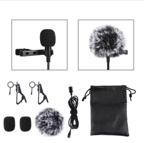 Lavalier Microphone with USB-C Connector Puluz