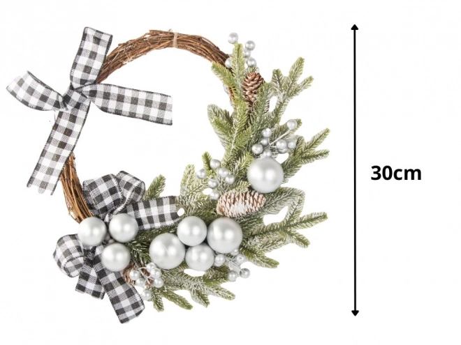Weihnachtlicher dekorativer Kranz für Tür und Wand