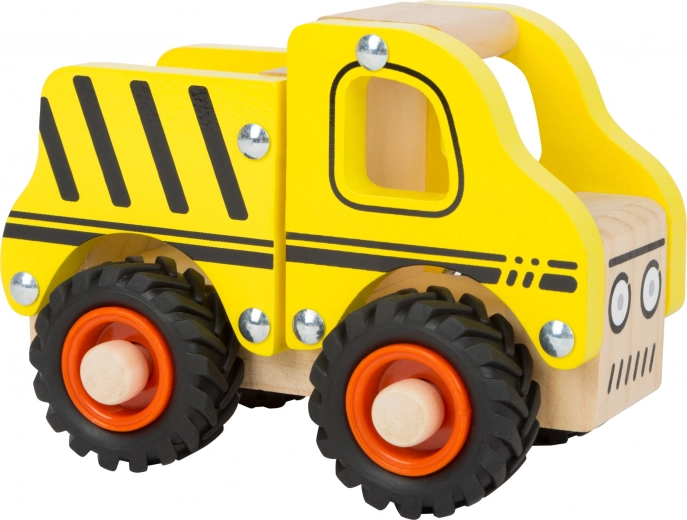 Small Foot Wooden Construction Vehicle