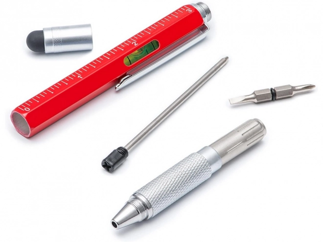 Multifunctional Pen Screwdriver Multitool 6-in-1 with Level and Clip