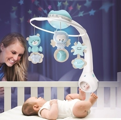 Soothing light and melodies for easier falling asleep