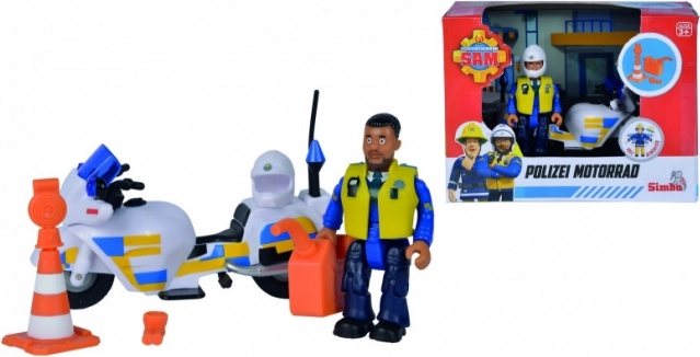 Motorcycle Police Officer Sam with Figure