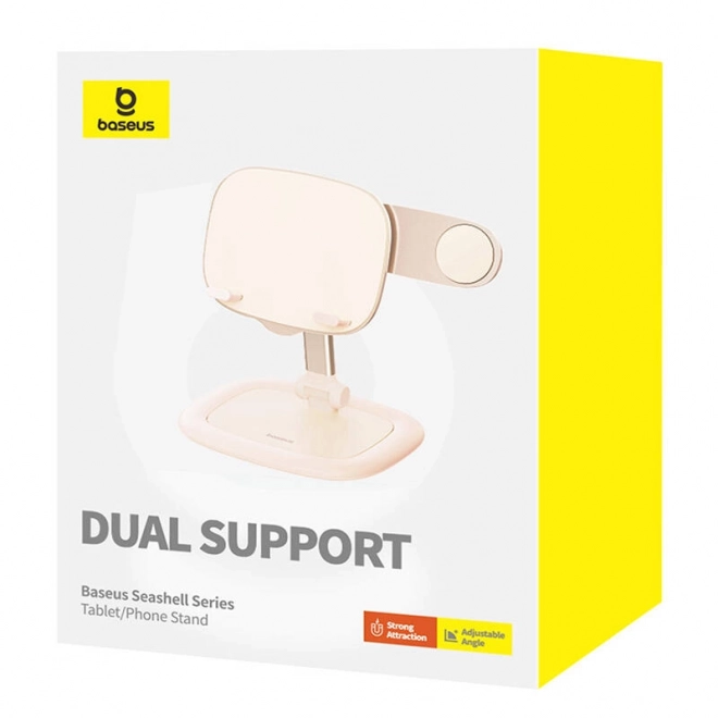 Standaard voor tablet en telefoon Baseus Seashell roze