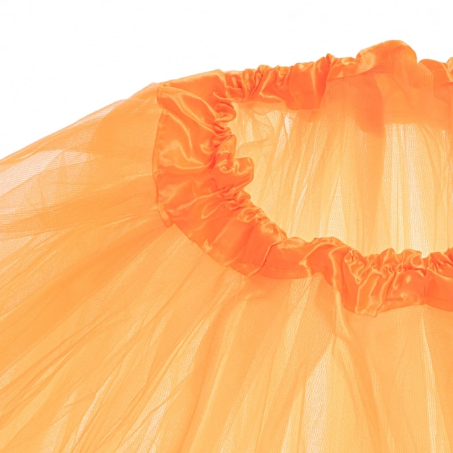Konijnenkostuum met oranje tutu en hoofdband met wortel