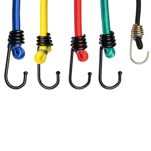 Elastische bagageriemen met haken, 12 stuks