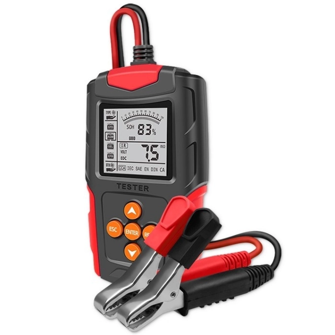 Digitaler Akku-Tester mit LCD-Anzeige