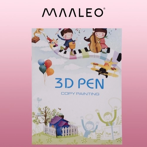 Sjabloonboek voor 3D-pen Maaleo 22734