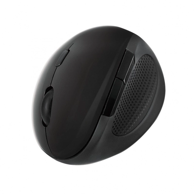 Ergonomische draadloze optische muis 2.4GHz 1600dpi zwart