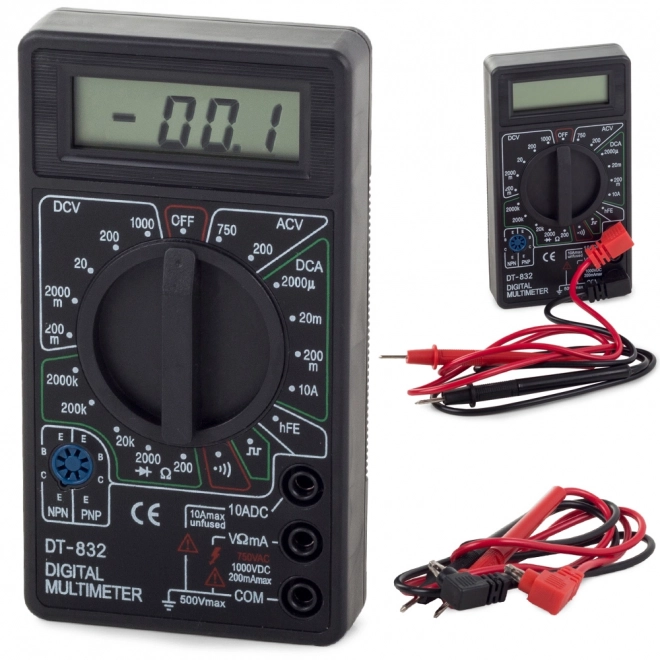 Digitales Multimeter mit LCD-Display DT-832