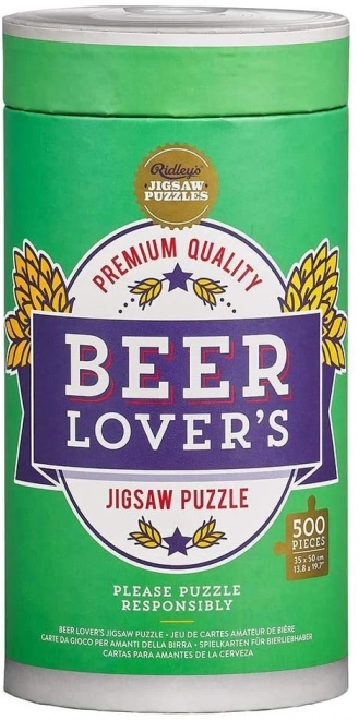 Ridley's Games Puzzel voor bierliefhebbers, 500 stukken