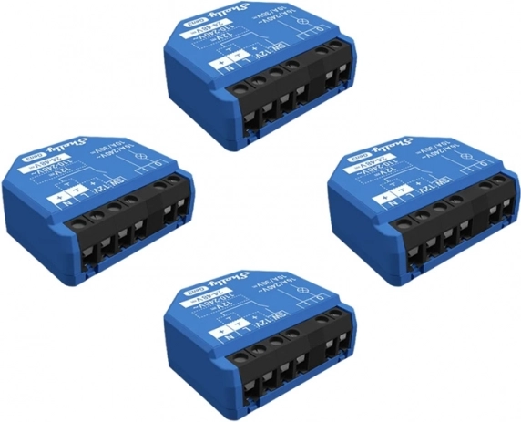 Shelly 1 Gen3 WiFi/Bluetooth Controller, set of 4 pieces
