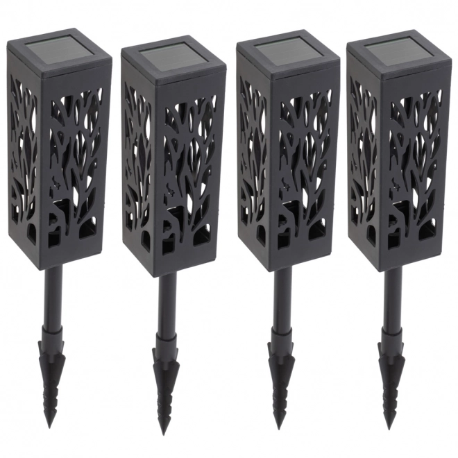 Zonne-decoratieve tuinlampen 4 stuks
