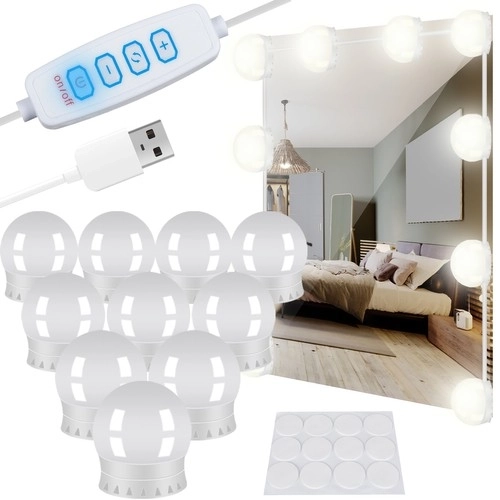 Lampes LED pour miroir/toilette - 10 pièces.