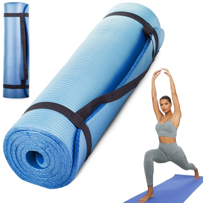 Fitness- en yogamat 180x60 voor oefeningen