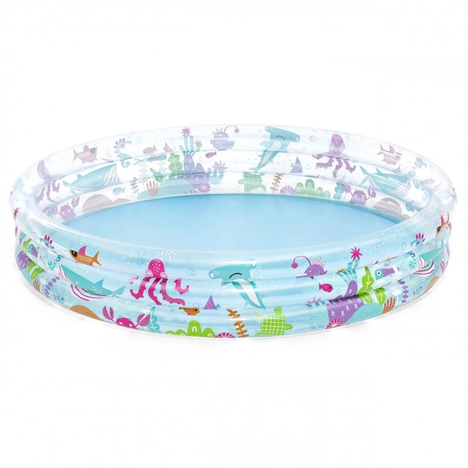Colorful Inflatable Children's Pool 183x33cm