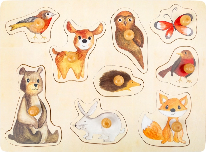 Wooden Puzzle Forest Animals small foot