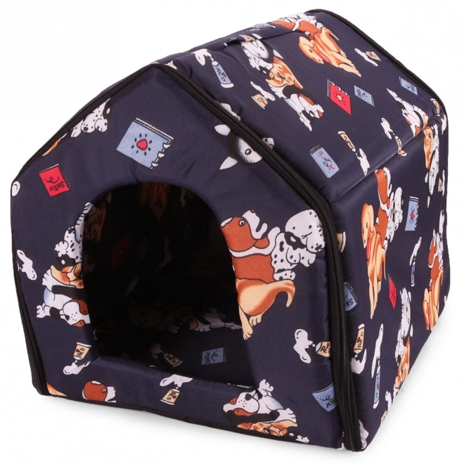 Stabiel mandje voor honden en katten met afbeeldingen