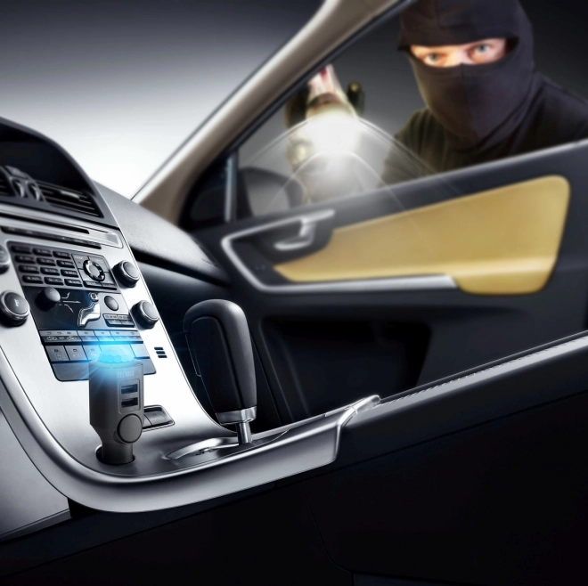 Autoalarm met USB-oplader Technaxx 2 poorten
