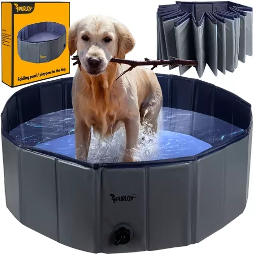 Opvouwbaar zwembad/hondenkennel 100x30 Purlov 20929