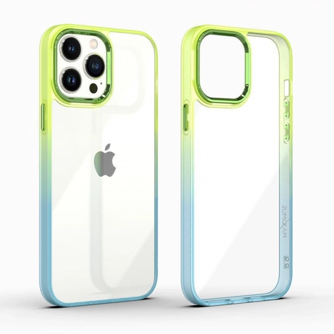 Coque de protection pour iPhone 14 Pro - vert-bleu