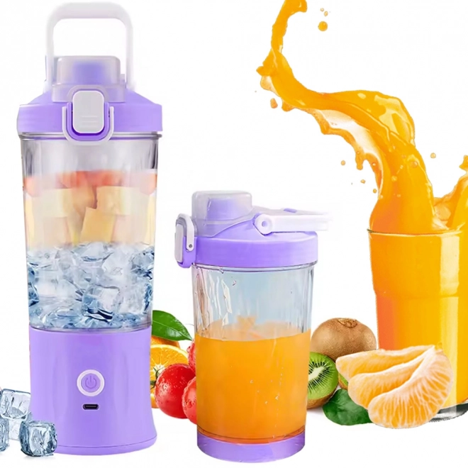 Tragbarer Smoothie-Mixer mit USB Wiederaufladbarem Akku und Eiscrusher