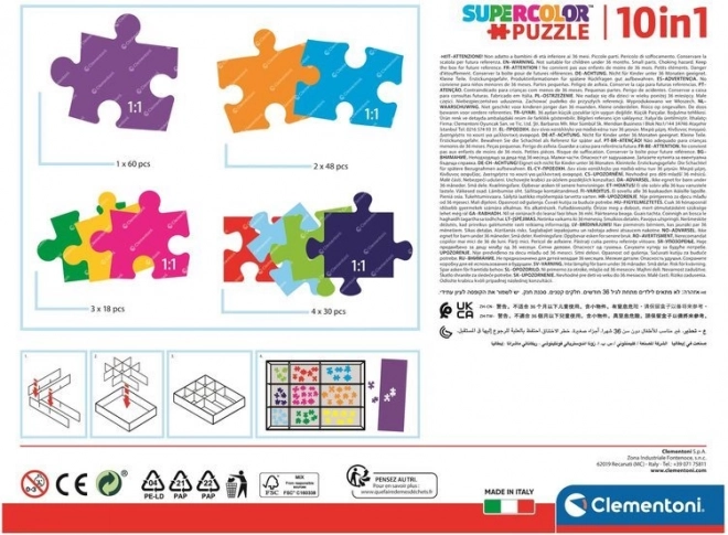 10 puzzles in one box
