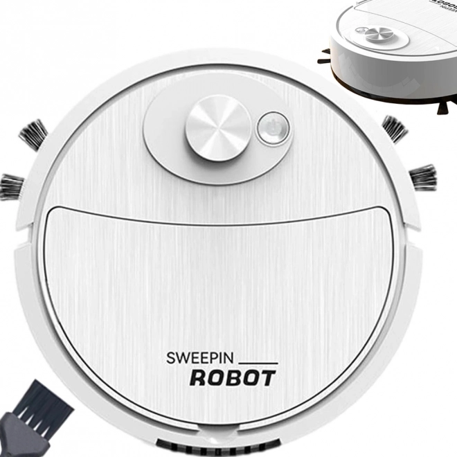 Draadloze robotstofzuiger met borstel