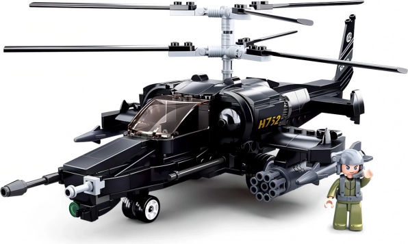 Bouwpakket helikopter Sluban Ka-50 Zwarte Haai