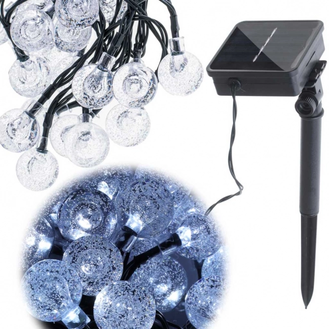 Solar Garden Lighting Globe 7m 50LED Cool White