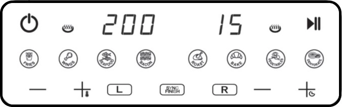 Krachtige verhitting en 8 programma’s