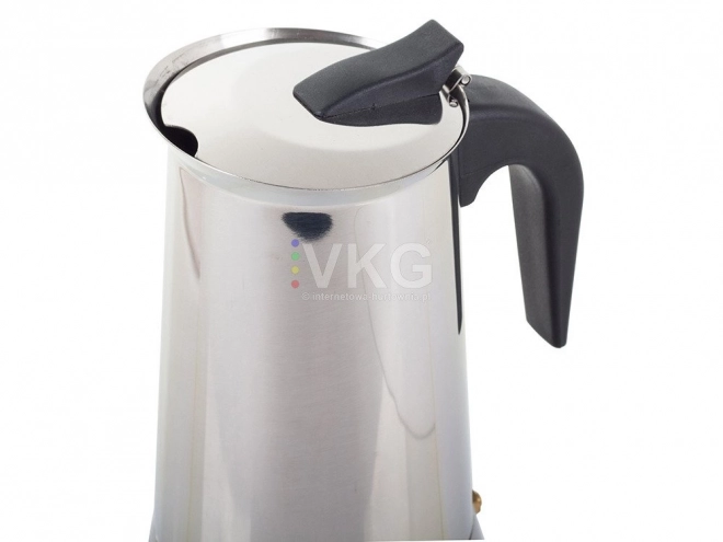 Italienische Edelstahl-Kaffeemaschine für 12 Tassen
