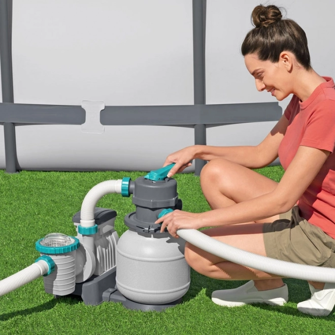 Bestway zandfilterpomp voor zwembadwaterfiltering