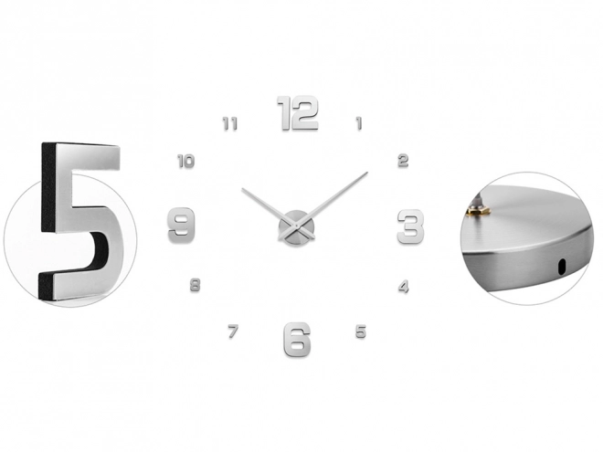 3D Wandtattoo XXL Wanduhr