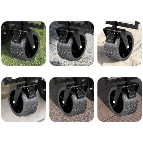Foldable Transport Cart for Garden and Beach
