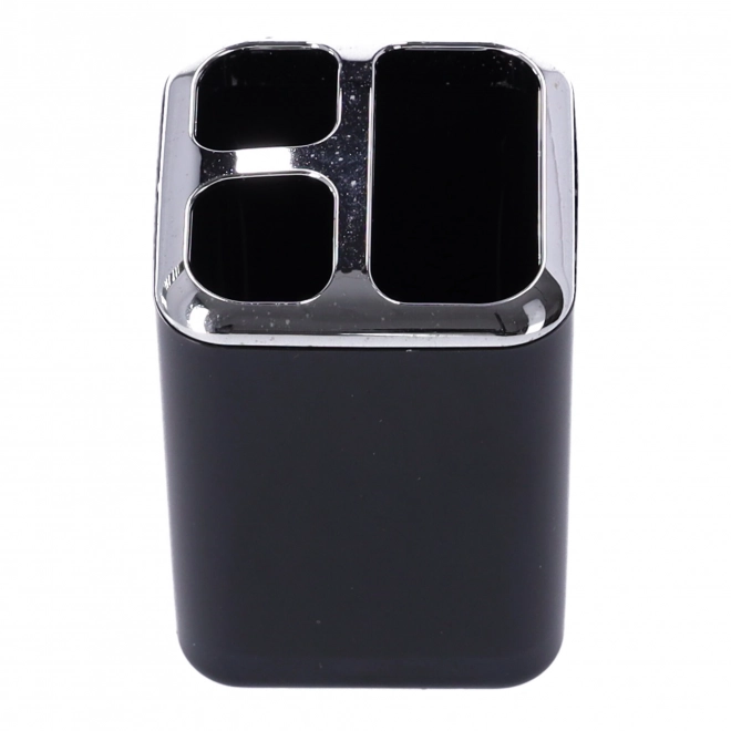 Set badkameraccessoires 3 stuks BERRETTI, zwart + chroom