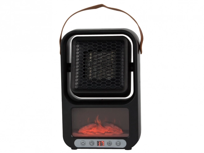 Electric Heater with Thermostat and Fireplace Display