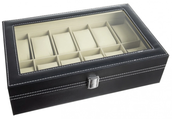 Organizer voor horloges met 12 vakken