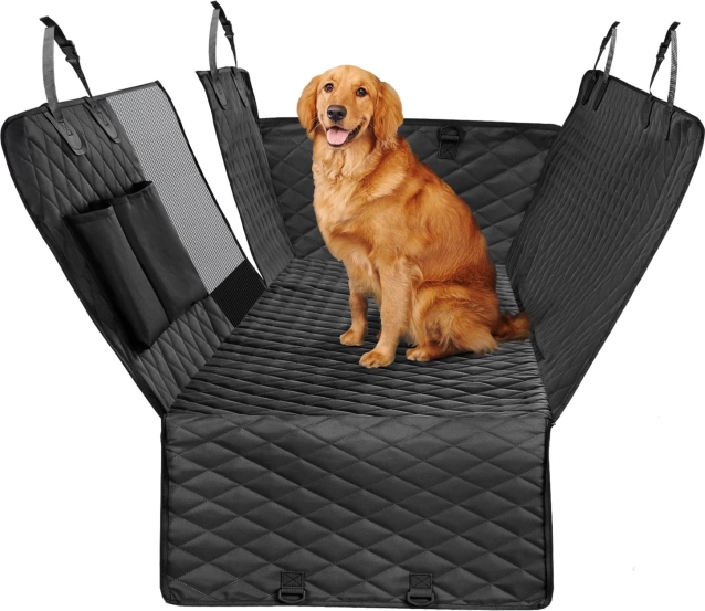 Housse de protection pour siège arrière de voiture pour chiens, taille universelle Petsi