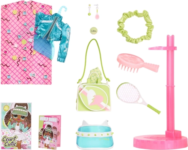 Collection of tennis accessories