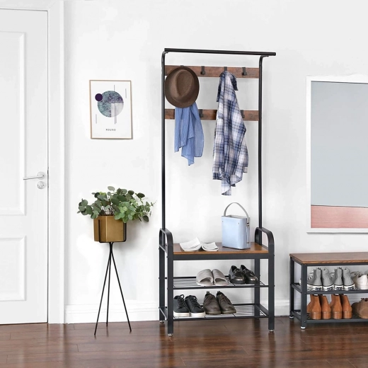Banc et deux étagères pour chaussures