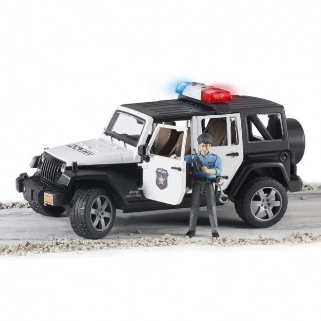 Bruder Jeep Wrangler Rubicon Politie