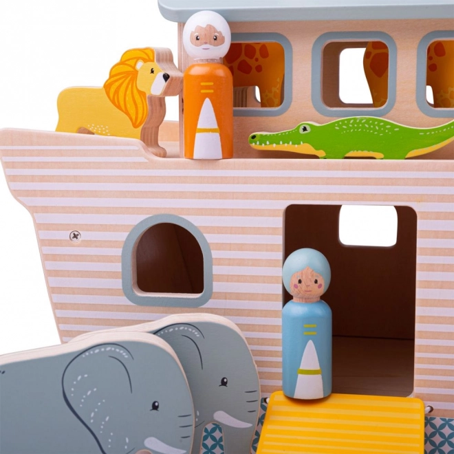 Houten speelgoed Noach's Ark van Bigjigs Toys